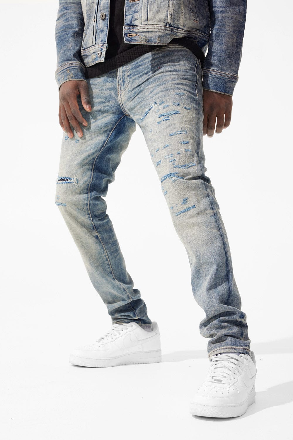 Blue Cotton Mens Ripped Jeans, Waist Size: 28 - 34 at Rs 425/piece in New  Delhi